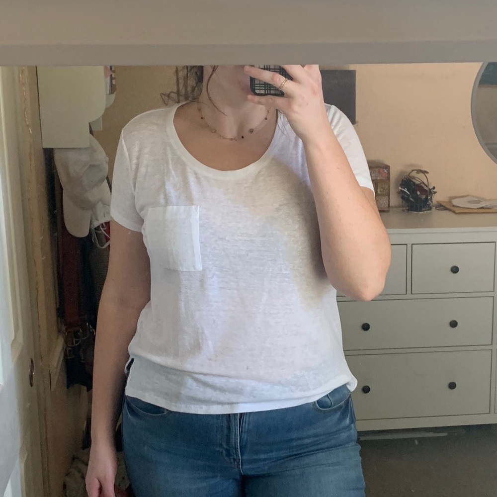 White shirt with pocket